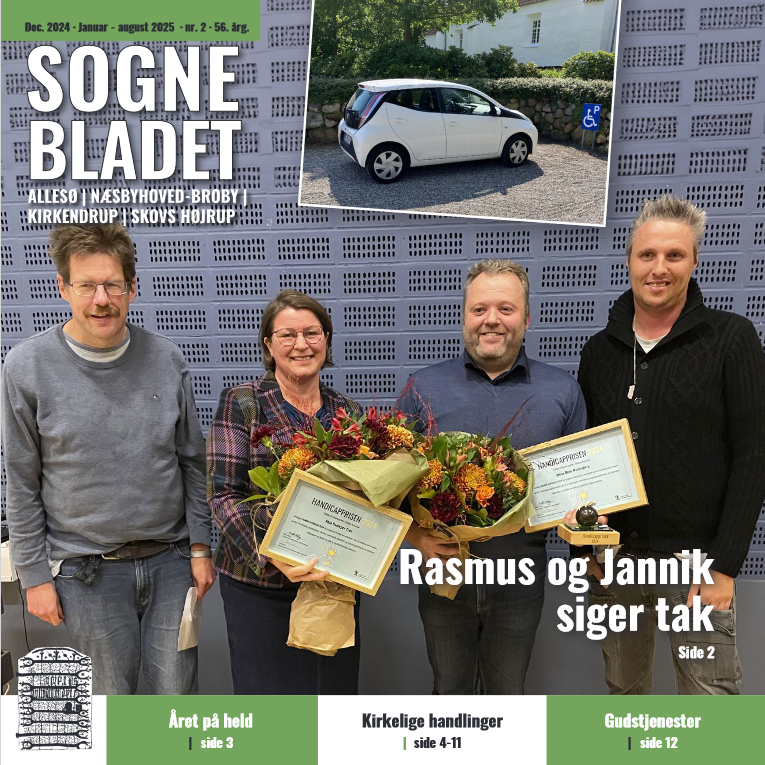 billede af prisvidende præster Anja og Jonas sammen med to brugere